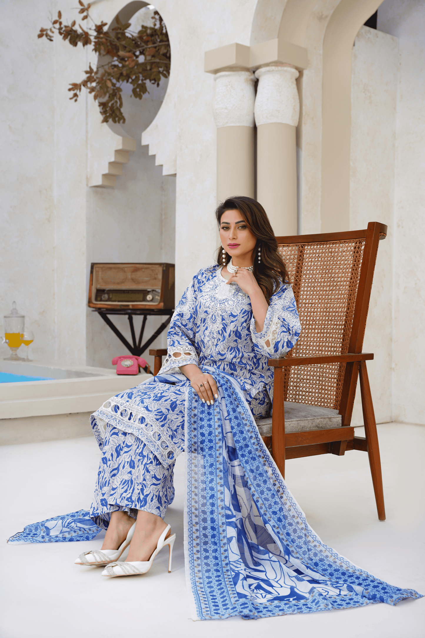 Memonaas Modern Summer Lawn Collection – 3 Piece Set