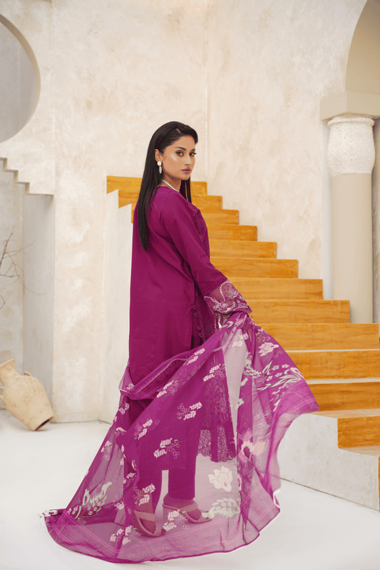 Memonaas Sophisticated Lawn 3 Piece Suit for Women