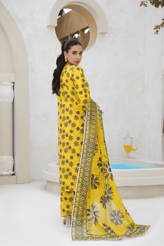 Memonaas Designer Lawn 3 Piece Suit – Fresh Summer Look