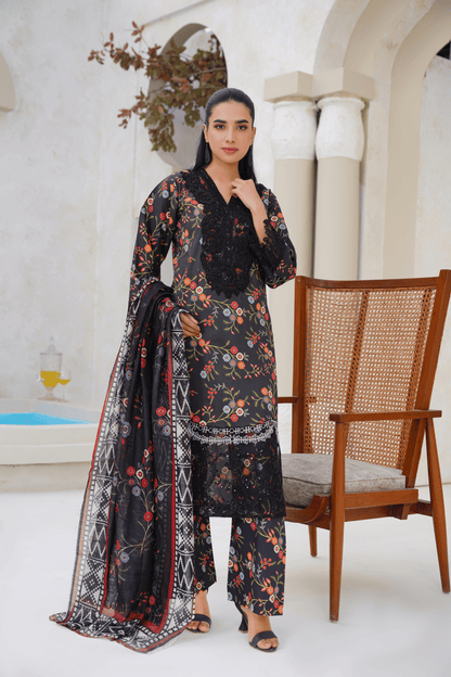 Memonaas Vibrant Floral Lawn Suit – Summer Ready