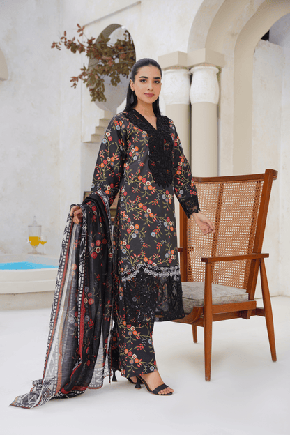 Memonaas Vibrant Floral Lawn Suit – Summer Ready