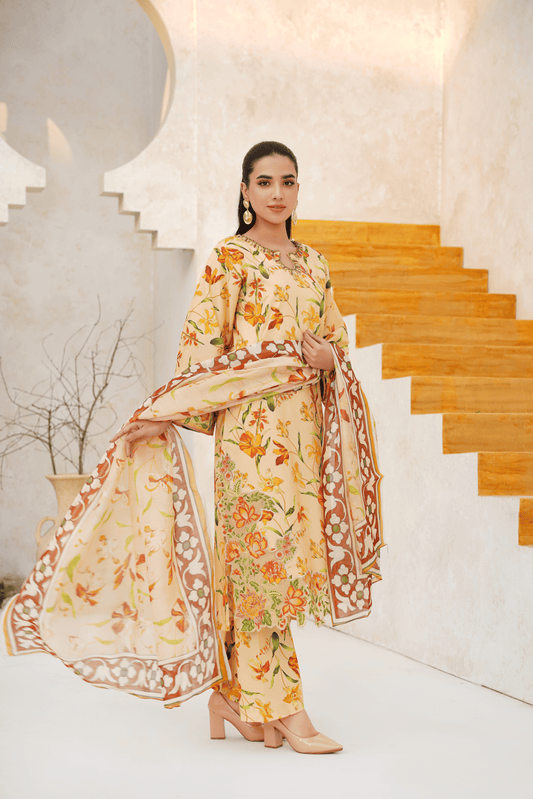 Memonaas Trendy Summer Lawn Suit – Floral Edition