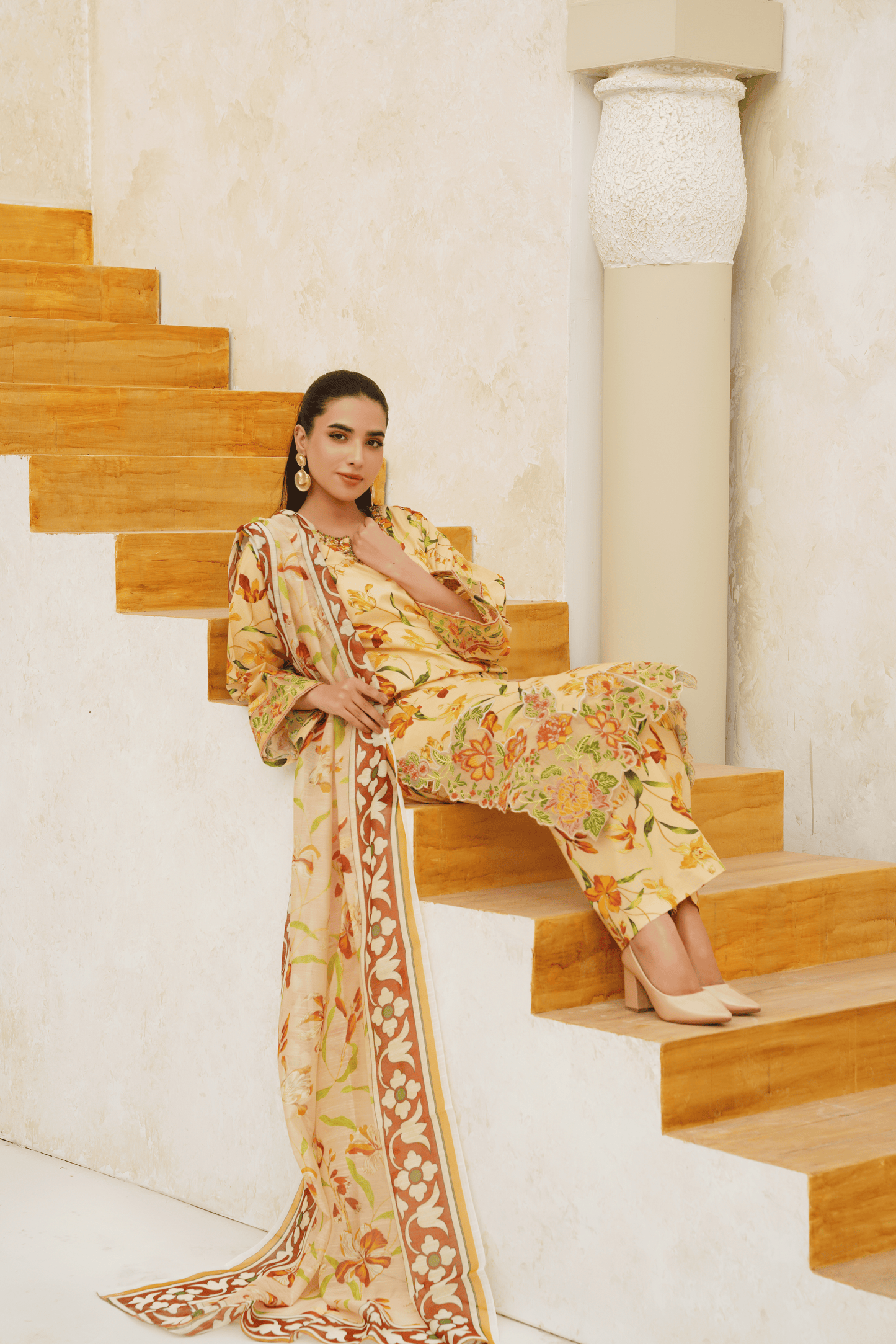 Memonaas Trendy Summer Lawn Suit – Floral Edition