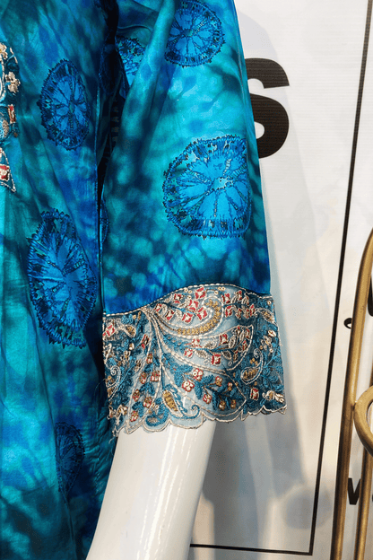 Embroidered Luxury Lawn 3 Piece Suit with Printed Dupatta
