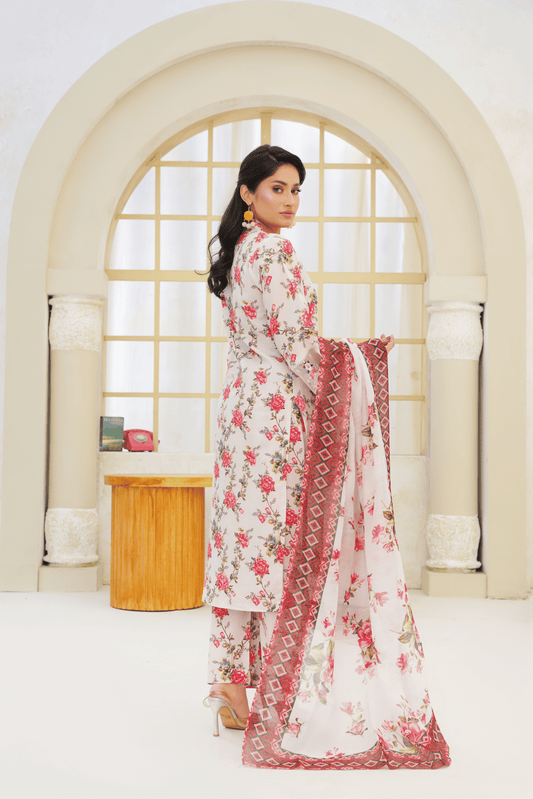 Memonaas Chic Summer Floral Suit – Lightweight Lawn Set