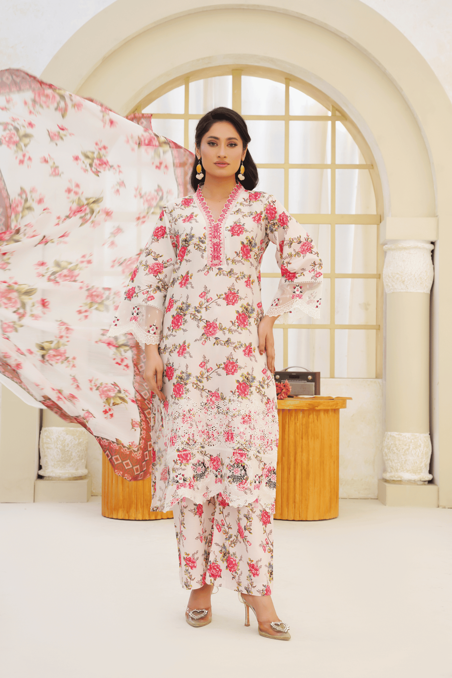 Memonaas Chic Summer Floral Suit – Lightweight Lawn Set