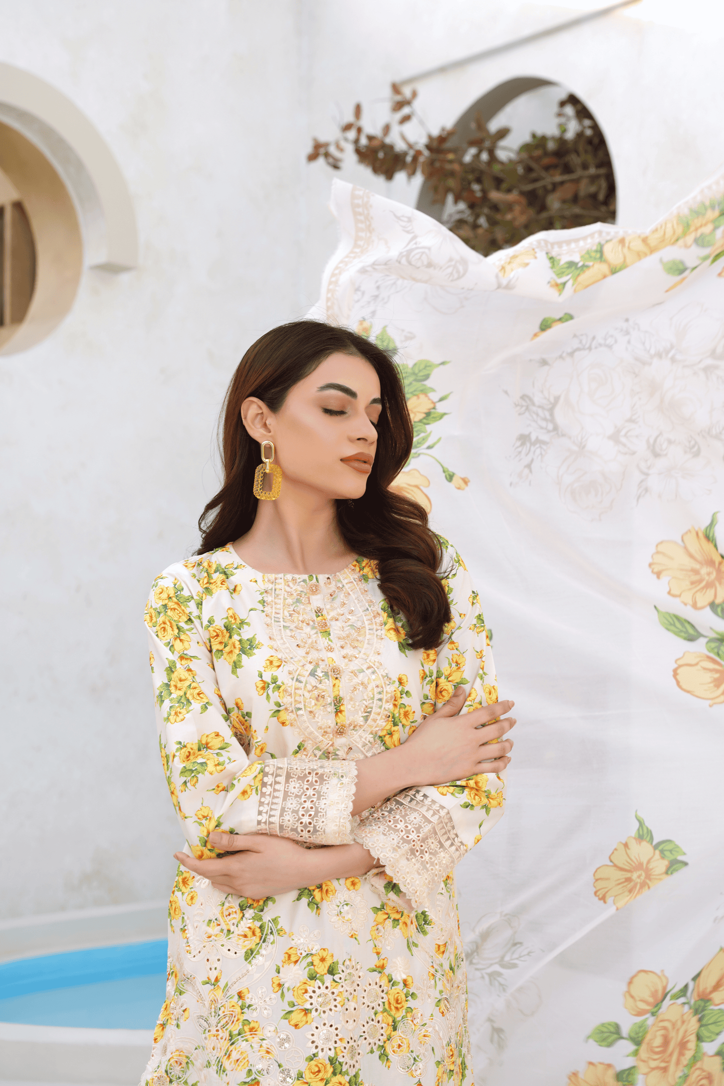 Memonaas Summer Floral 3 Piece Suit