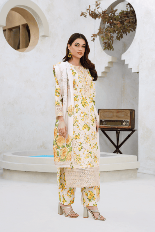 Memonaas Summer Floral 3 Piece Suit